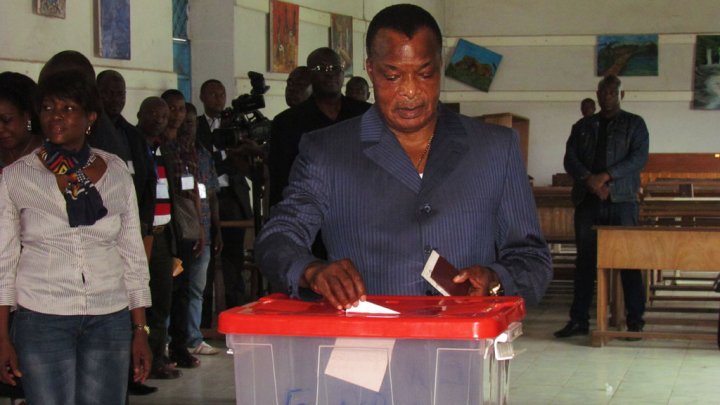 Sassou nguesso congo vote m